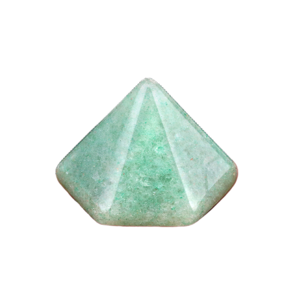 Handmade Craved Hexagonal Pyramid Cabochons Beads (10x16mm) for Making Jewelry