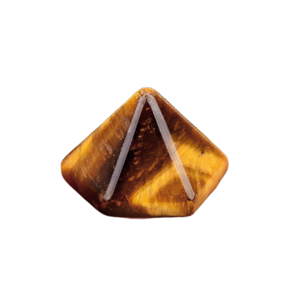 Handmade Craved Hexagonal Pyramid Cabochons Beads (10x16mm) for Making Jewelry