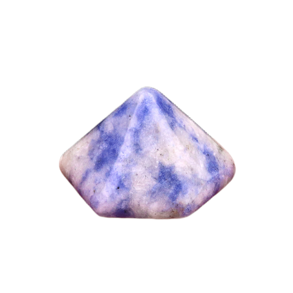Handmade Craved Hexagonal Pyramid Cabochons Beads (10x16mm) for Making Jewelry