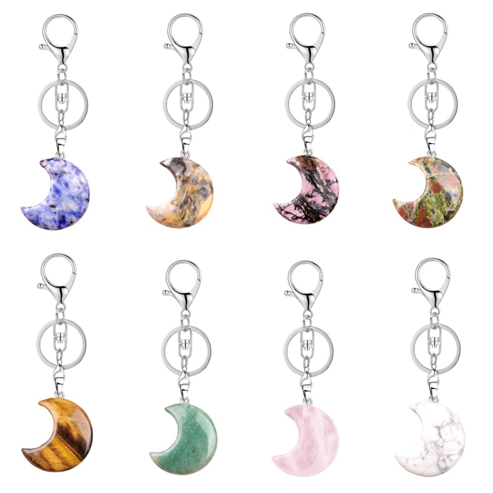 30MM Moon Stone Pendant for Making Jewelry