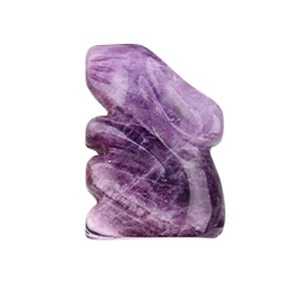 Handmade Carved 1.0Inch Gemstone Rabbit for Decoration  Animal Ornament
