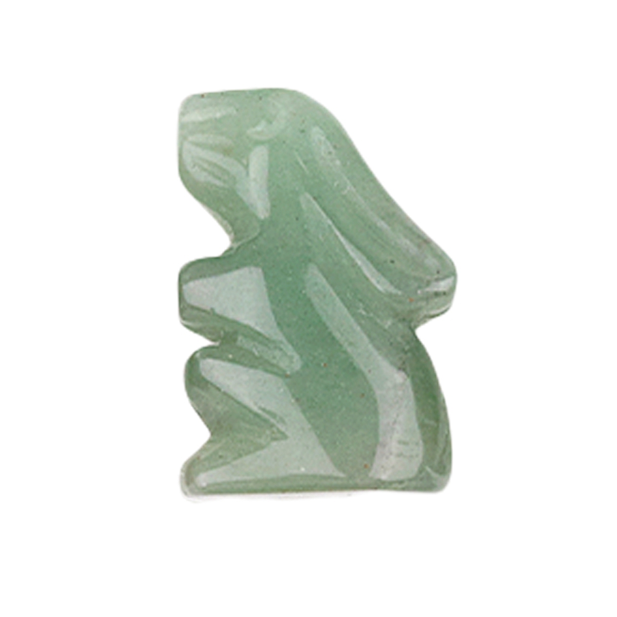 Handmade Carved 1.0Inch Gemstone Rabbit for Decoration  Animal Ornament
