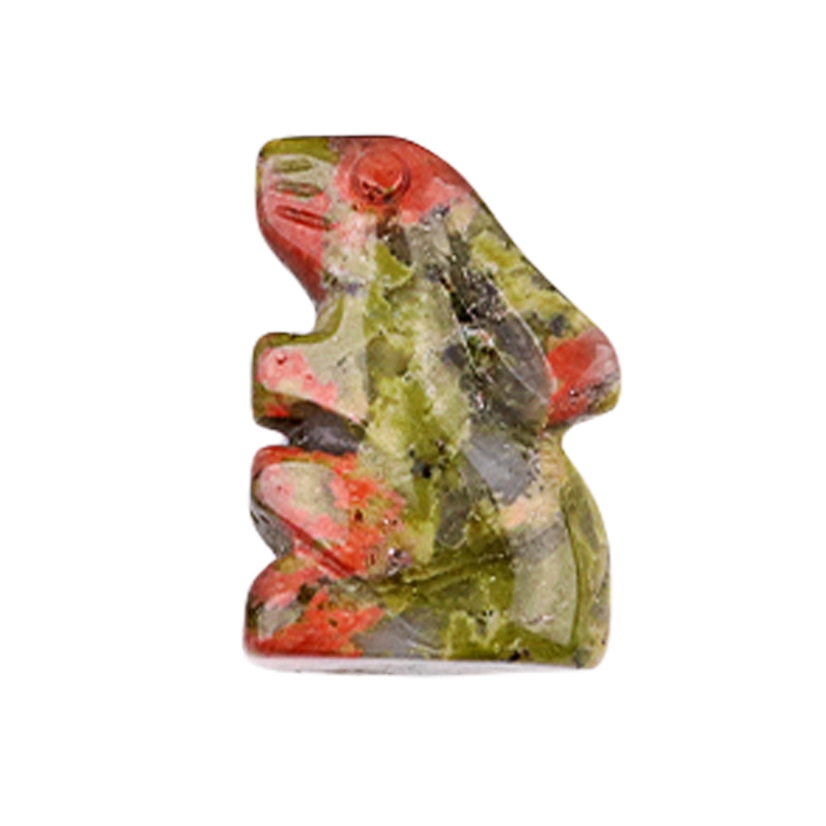 Handmade Carved 1.0Inch Gemstone Rabbit for Decoration  Animal Ornament