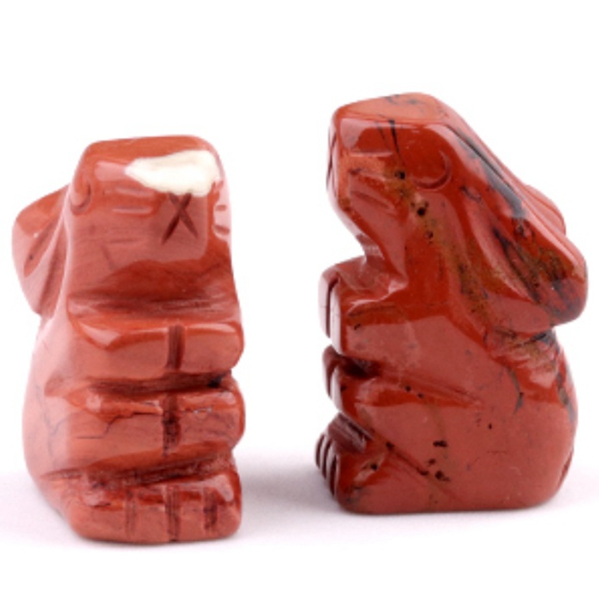 Handmade Carved 1.0Inch Gemstone Rabbit for Decoration  Animal Ornament