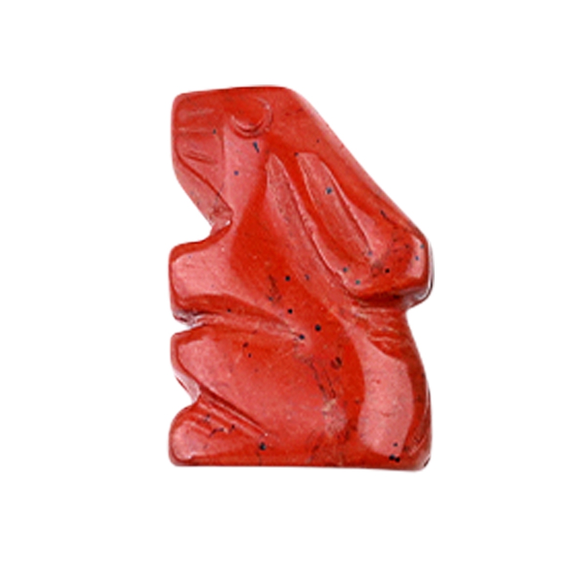 Handmade Carved 1.0Inch Gemstone Rabbit for Decoration  Animal Ornament