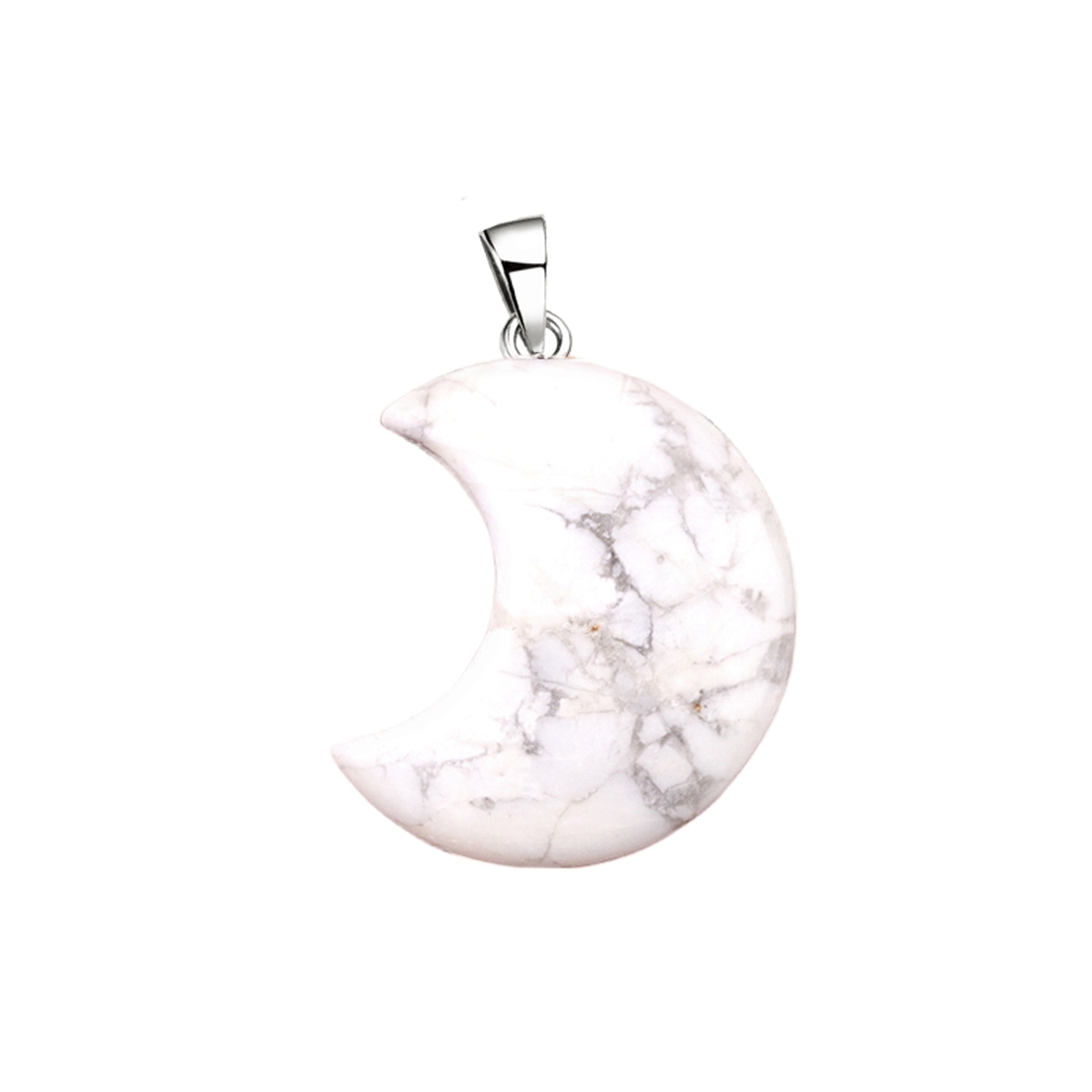 30MM Moon Stone Pendant for Making Jewelry