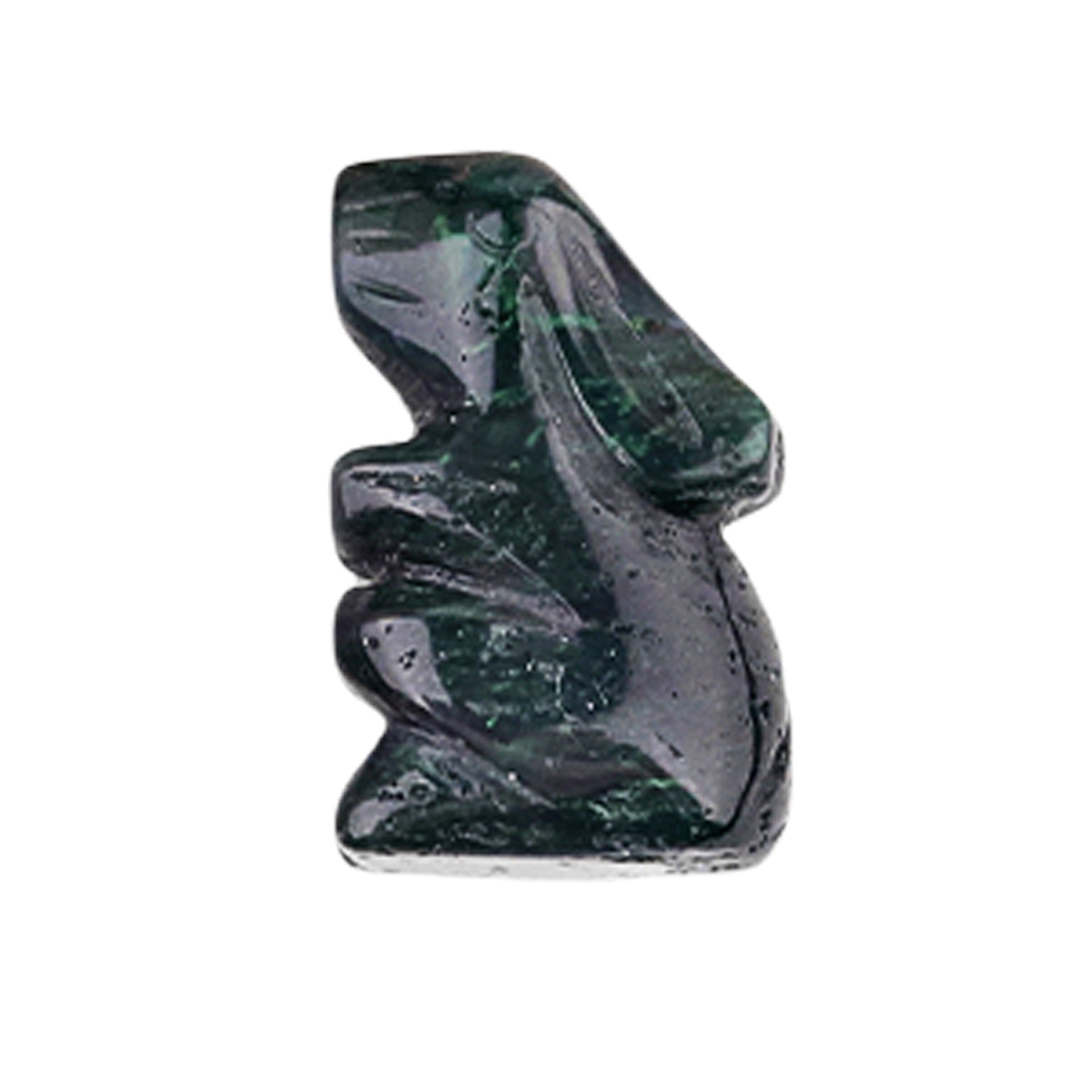 Green Aventurine Handmade Carved 1.0Inch Gemstone Rabbit for Decoration  Animal Ornament