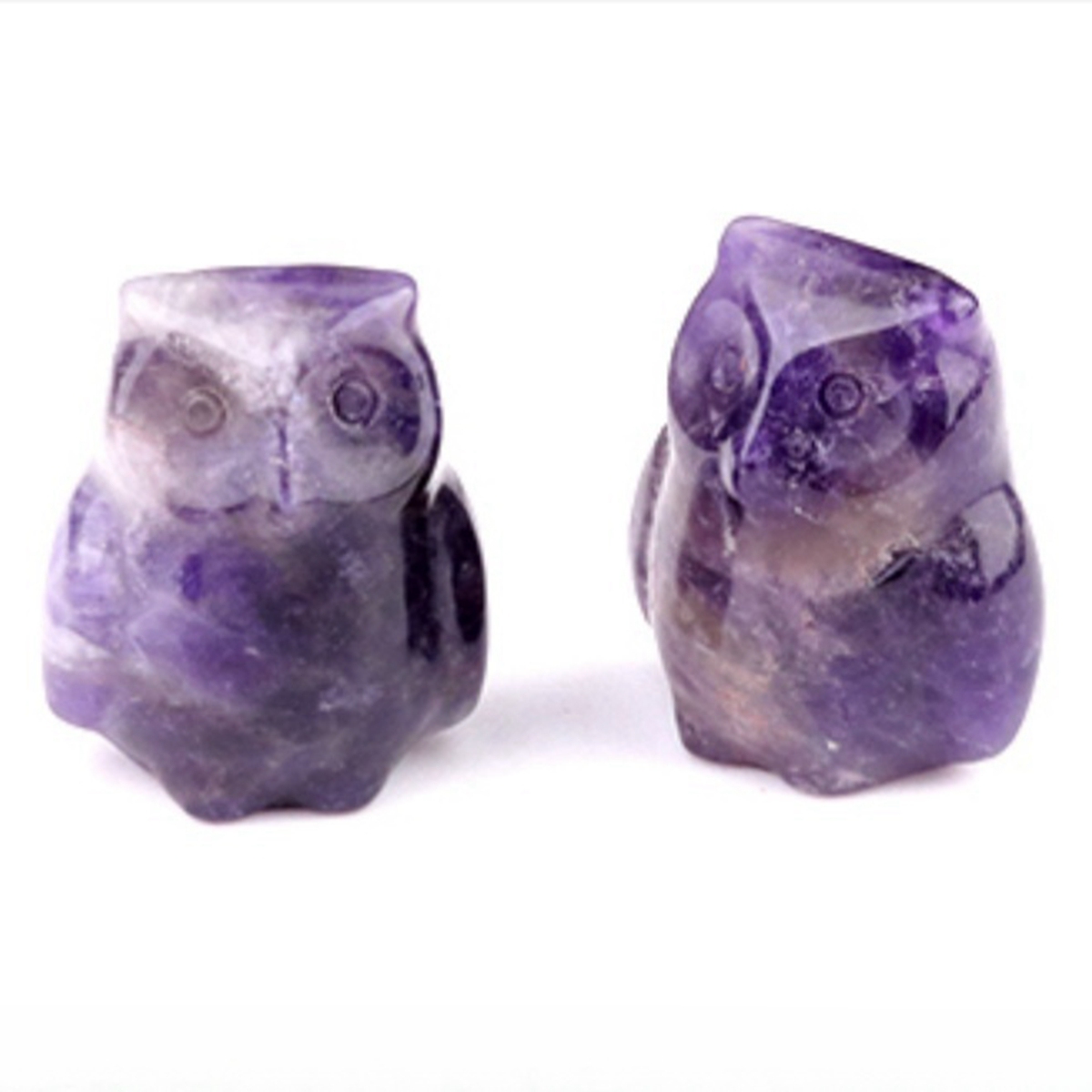 Handmade Craved 1.0Inch Gemstone Owl for Home & Office Decoration