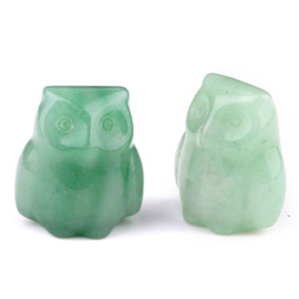 Handmade Craved 1.0Inch Gemstone Owl for Home & Office Decoration