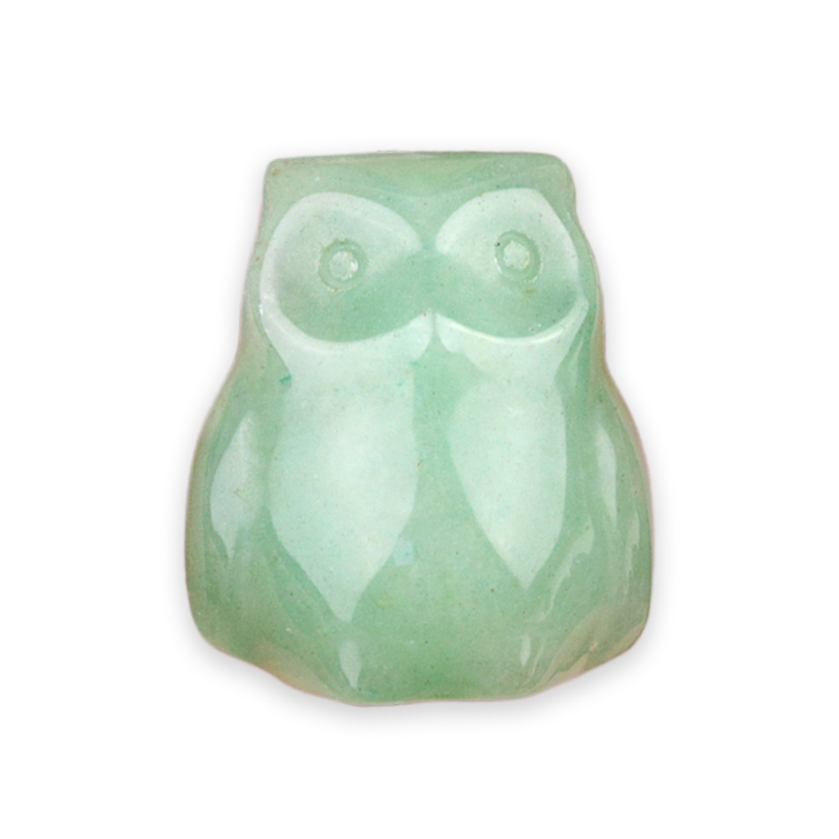 Handmade Craved 1.0Inch Gemstone Owl for Home & Office Decoration