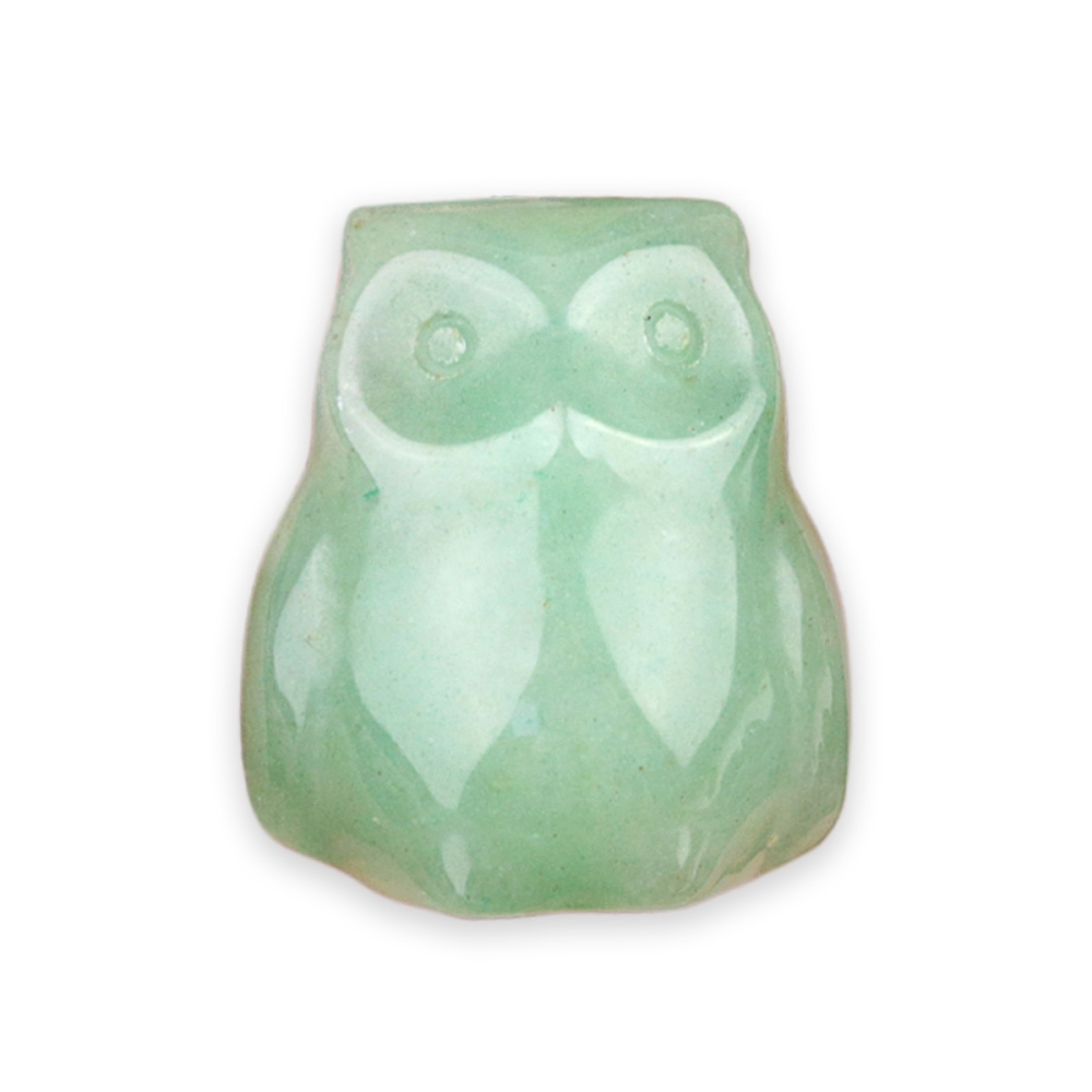 Handmade Craved 1.0Inch Gemstone Owl for Home & Office Decoration