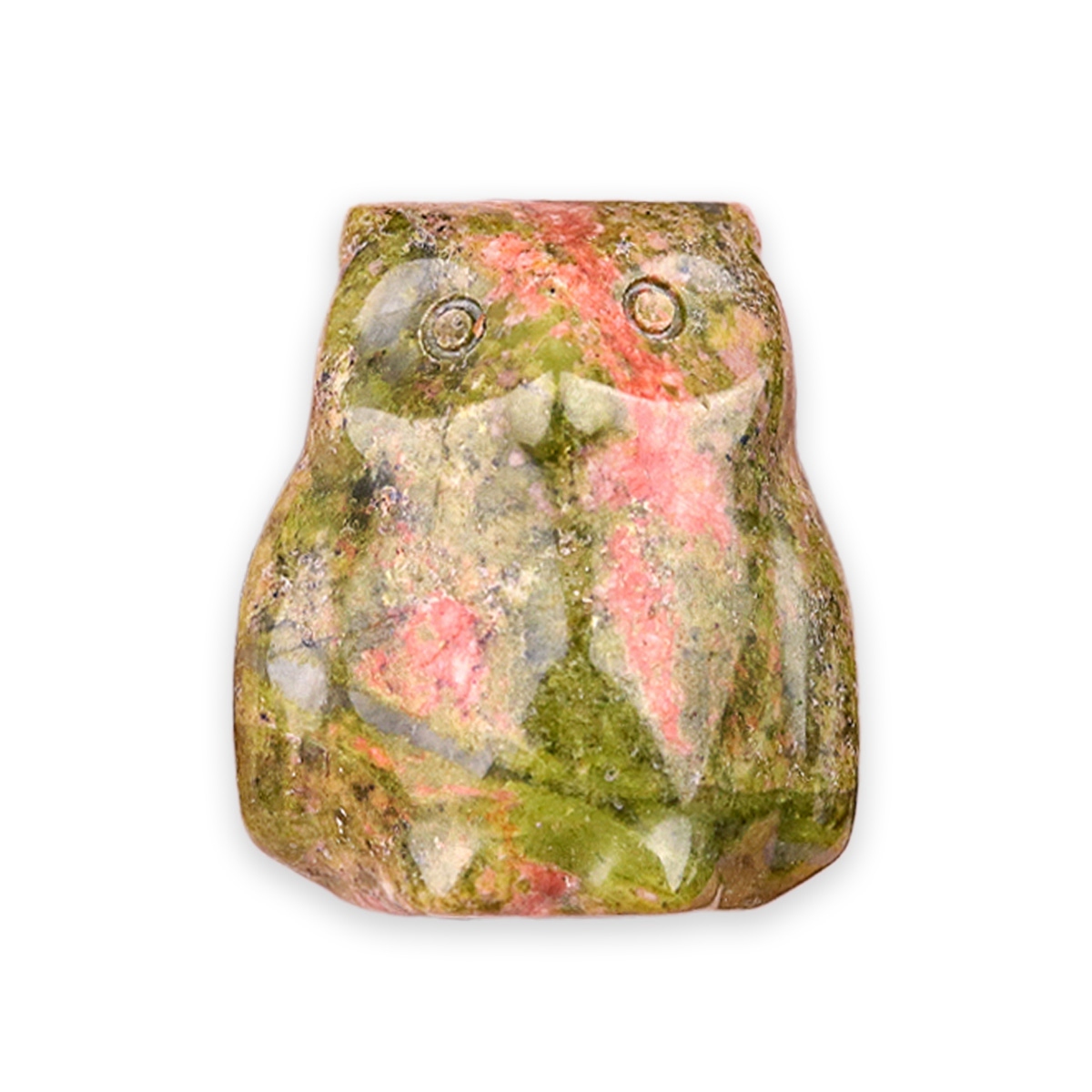 Handmade Craved 1.0Inch Gemstone Owl for Home & Office Decoration
