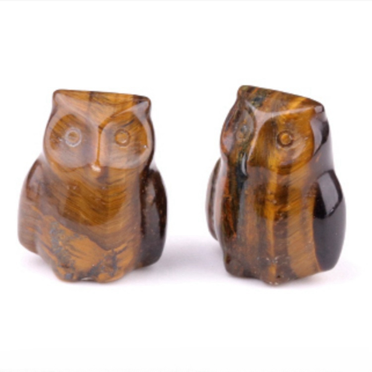 Handmade Craved 1.0Inch Gemstone Owl for Home & Office Decoration