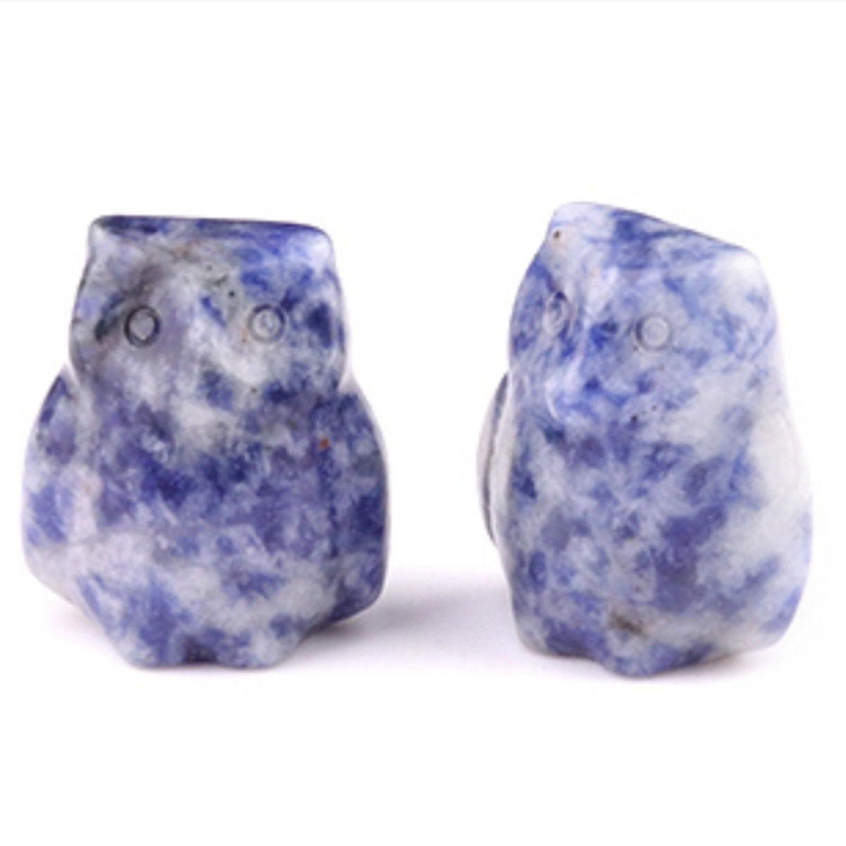 Handmade Craved 1.0Inch Gemstone Owl for Home & Office Decoration