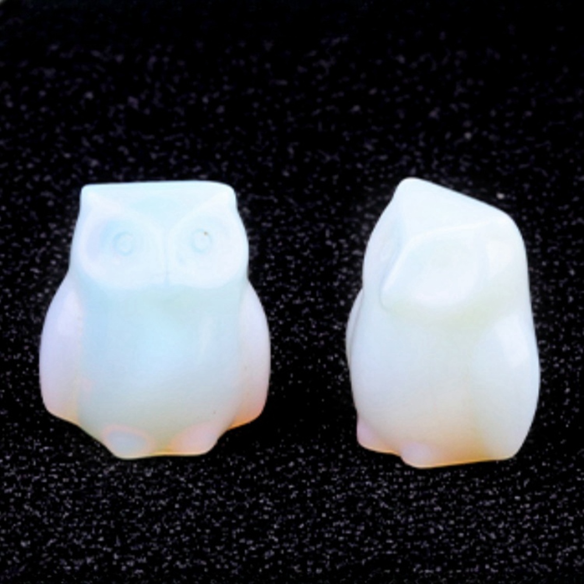Handmade Craved 1.0Inch Gemstone Owl for Home & Office Decoration