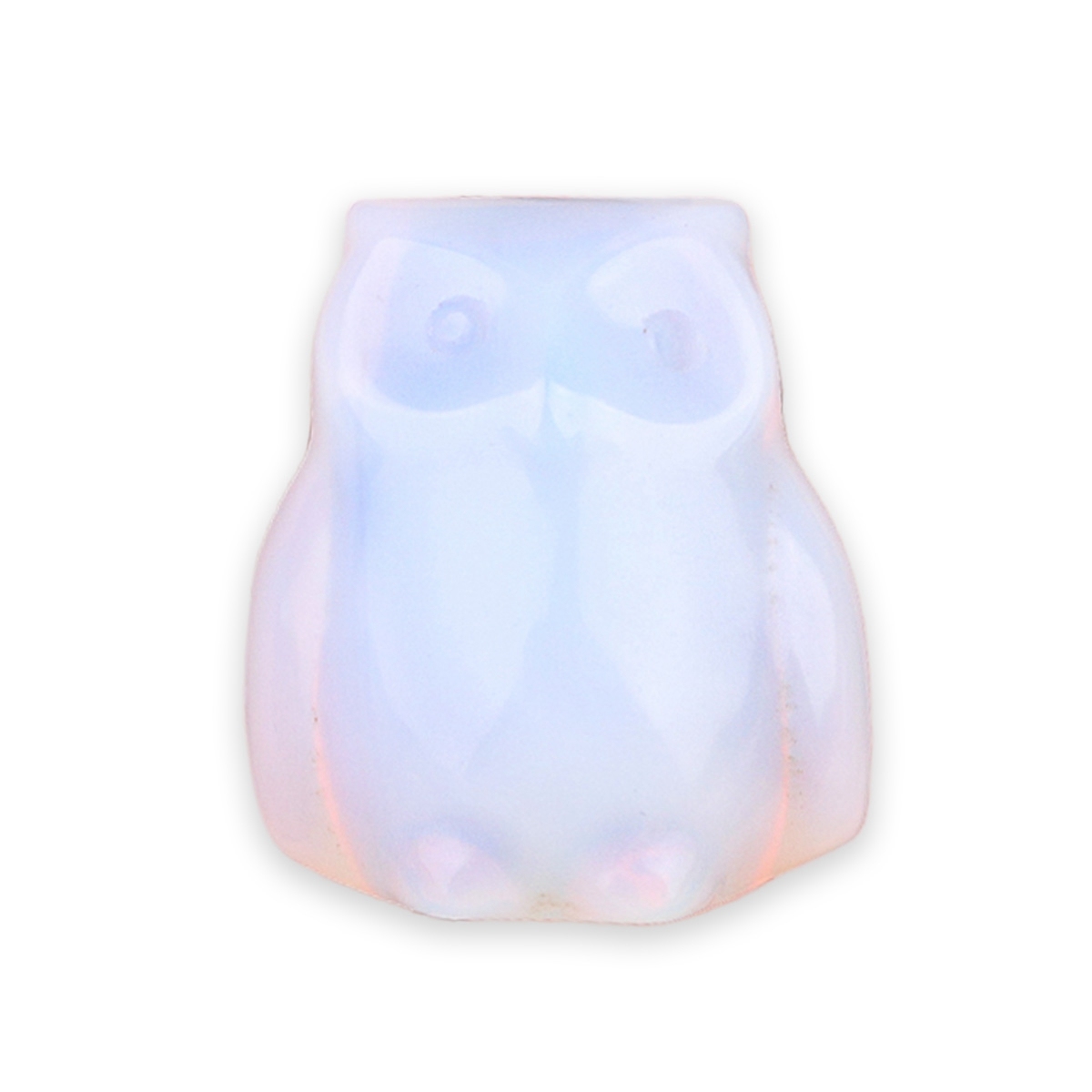 Handmade Craved 1.0Inch Gemstone Owl for Home & Office Decoration
