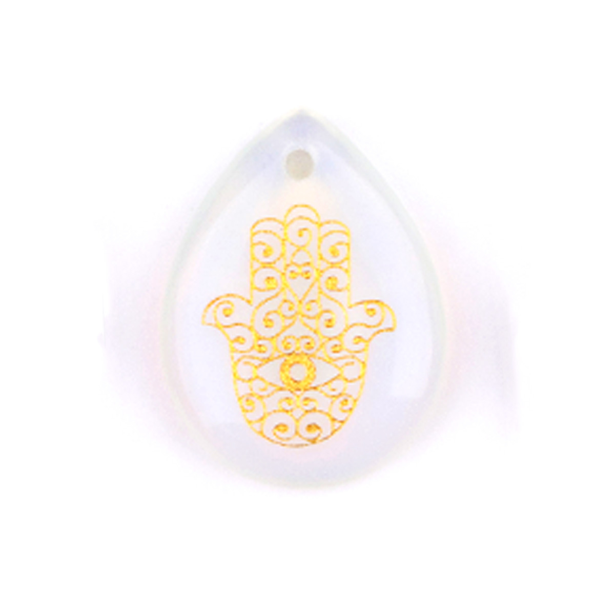 Gold Life of Tree Teardrop Gemstone Pendant for Making Jewelry