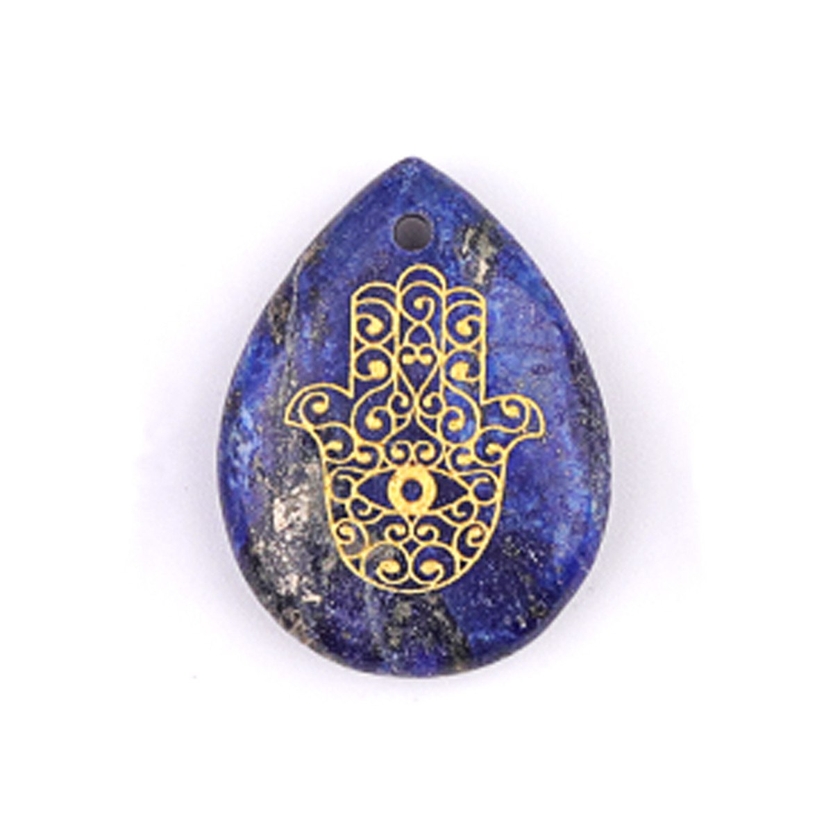 Gold Life of Tree Teardrop Gemstone Pendant for Making Jewelry