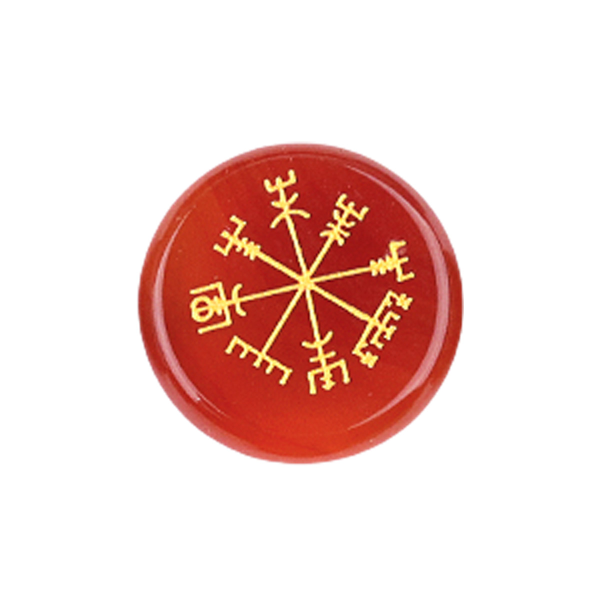 Gemstone 25MM Circular Disc Handmade Craved Pattern-AIM For Home Decor