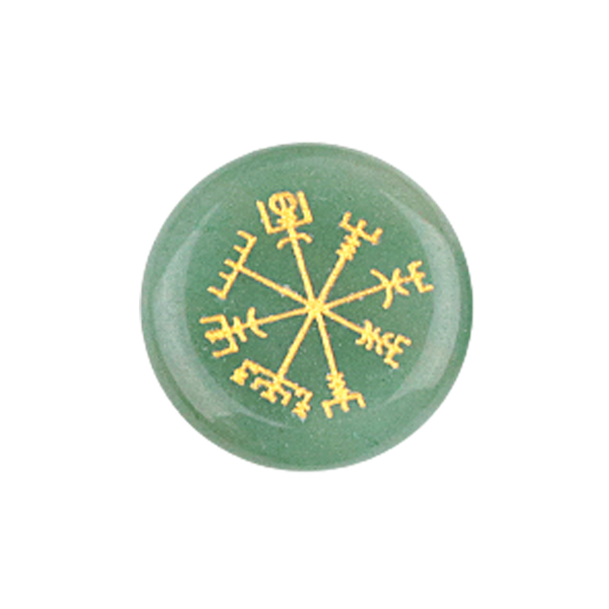 Gemstone 25MM Circular Disc Handmade Craved Pattern-AIM For Home Decor