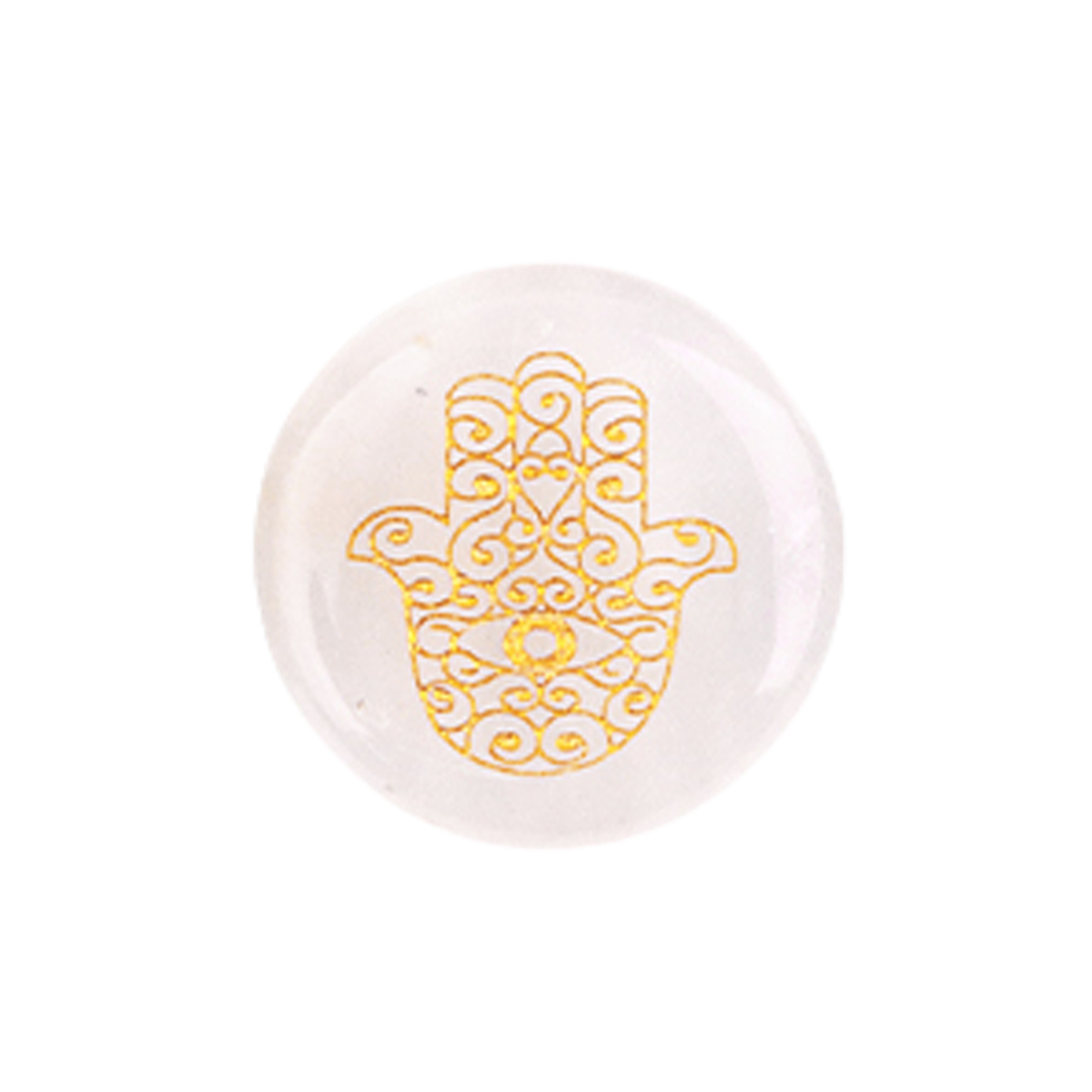 25MM Circular Disc Gemstone Ornament Handmade Craved Pattern-Hand For Home Decor