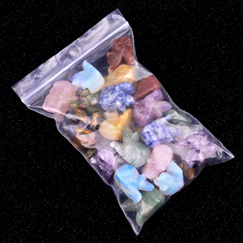 Handmade Craved 1.0Inch Gemstone Mouse Animal Ornament for Home & Office Decoration