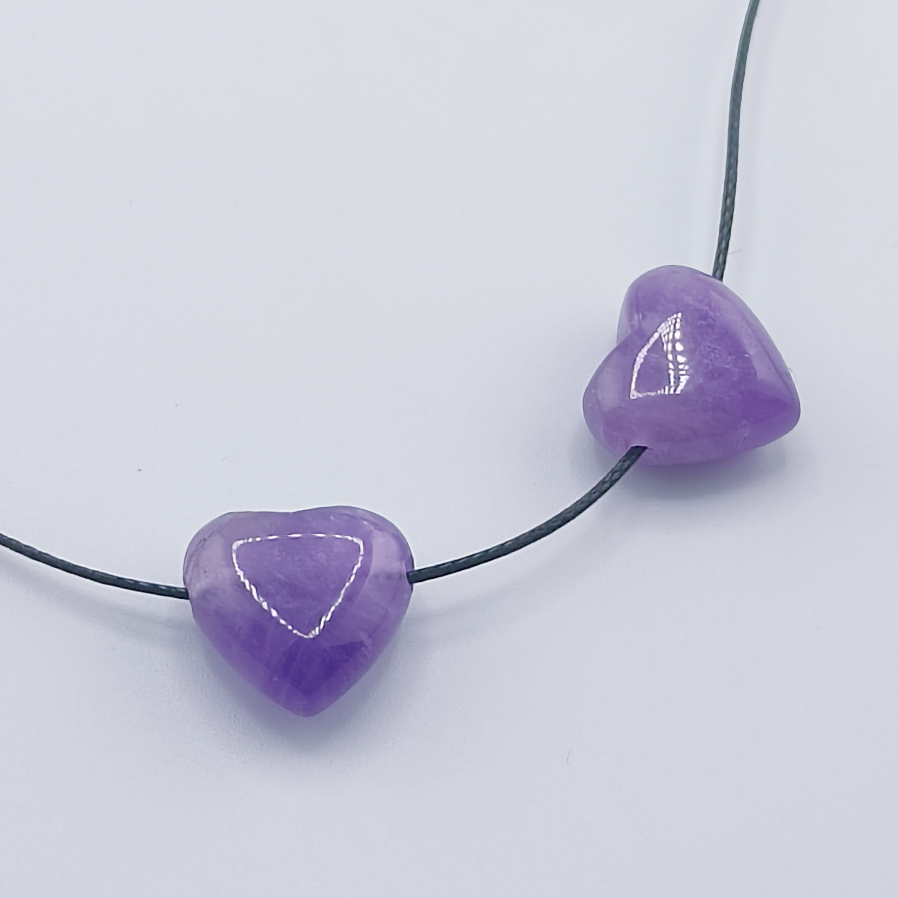 15MM Gemstone  Love Heart Beads Drilled Side Hole  For Making Jewelry