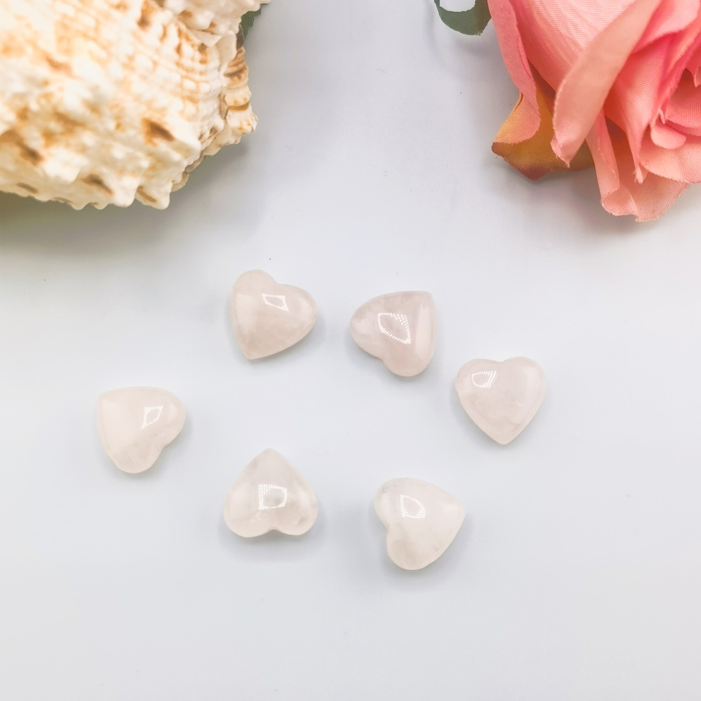 15MM Gemstone  Love Heart Beads Drilled Side Hole  For Making Jewelry