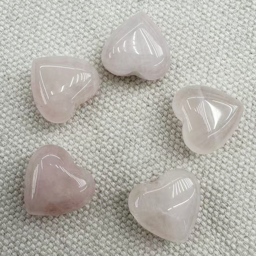 15MM Gemstone  Love Heart Beads Drilled Side Hole  For Making Jewelry