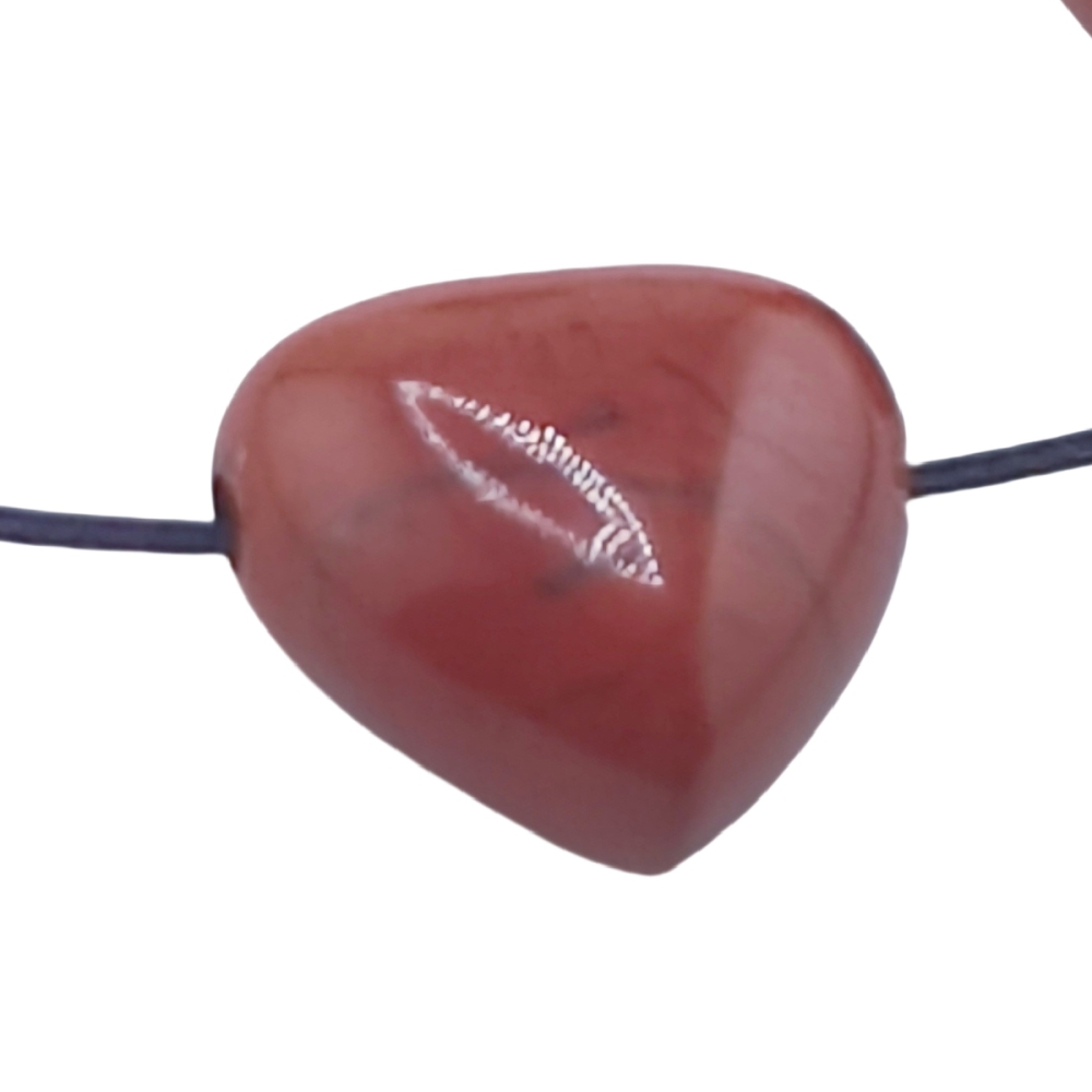 15MM Gemstone  Love Heart Beads Drilled Side Hole  For Making Jewelry