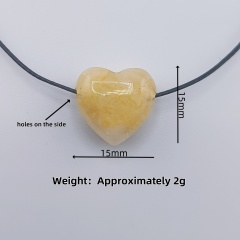 15MM Heart Drilled Side Hole