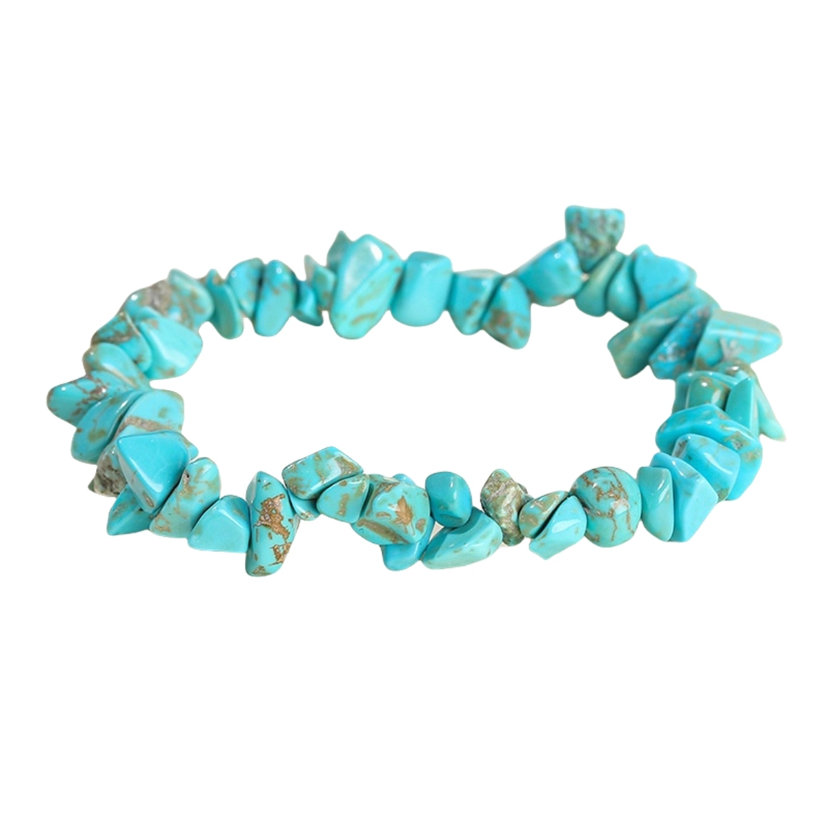 Irregular Chips Gemstone Beads Stretch Bracelets