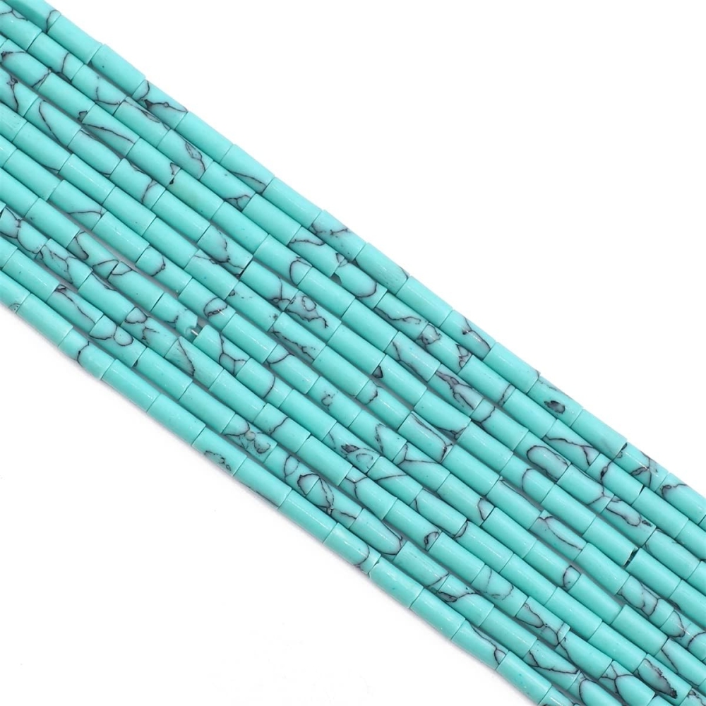 4x13MM Tube Cylinder Stone Beads for making jewelry