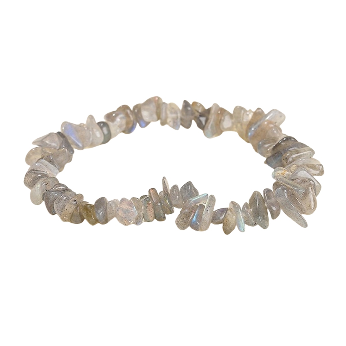 Assorted Irregular Chips Gemstone Beads Stretch Bracelets