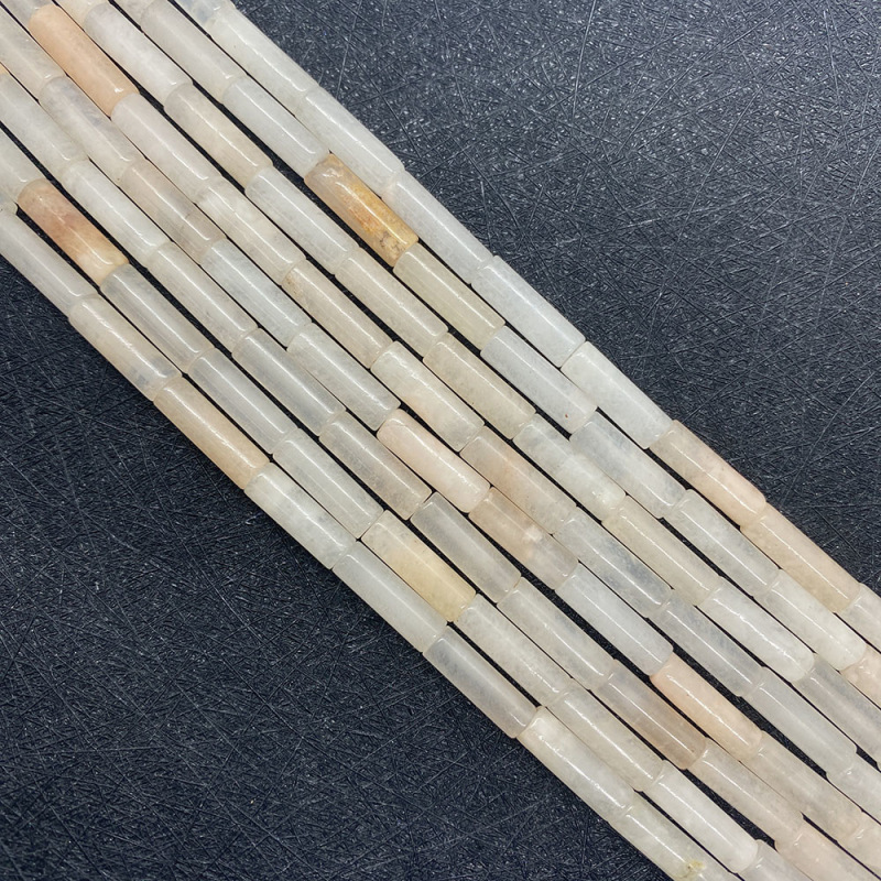 4x13MM Tube Cylinder Stone Beads for Making Jewelry