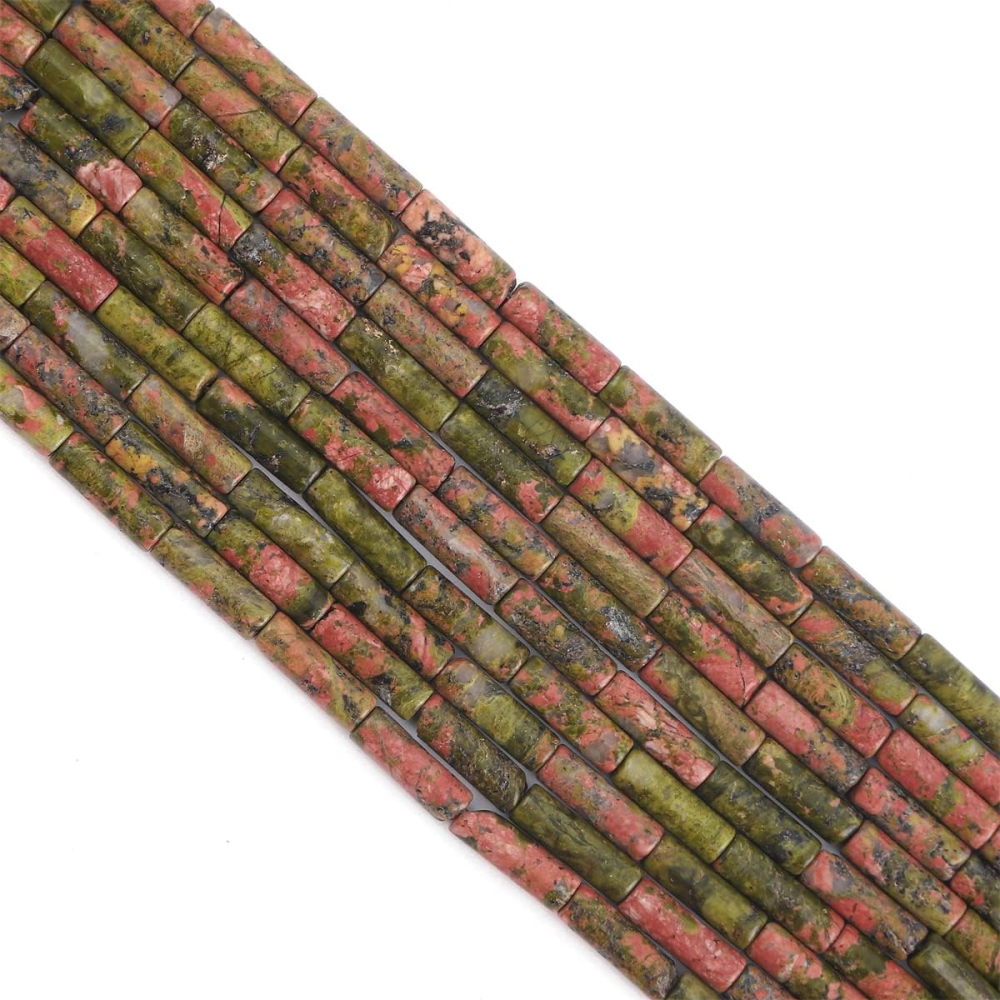 4x13MM Tube Cylinder Stone Beads for Making Jewelry