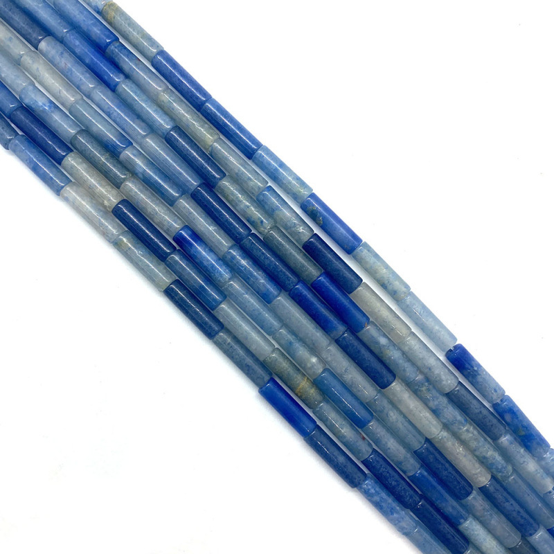 4x13MM Tube Cylinder Stone Beads for Making Jewelry