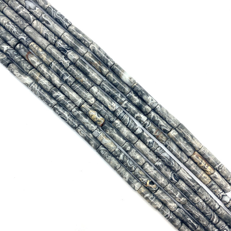 4x13MM Tube Cylinder Stone Beads for Making Jewelry