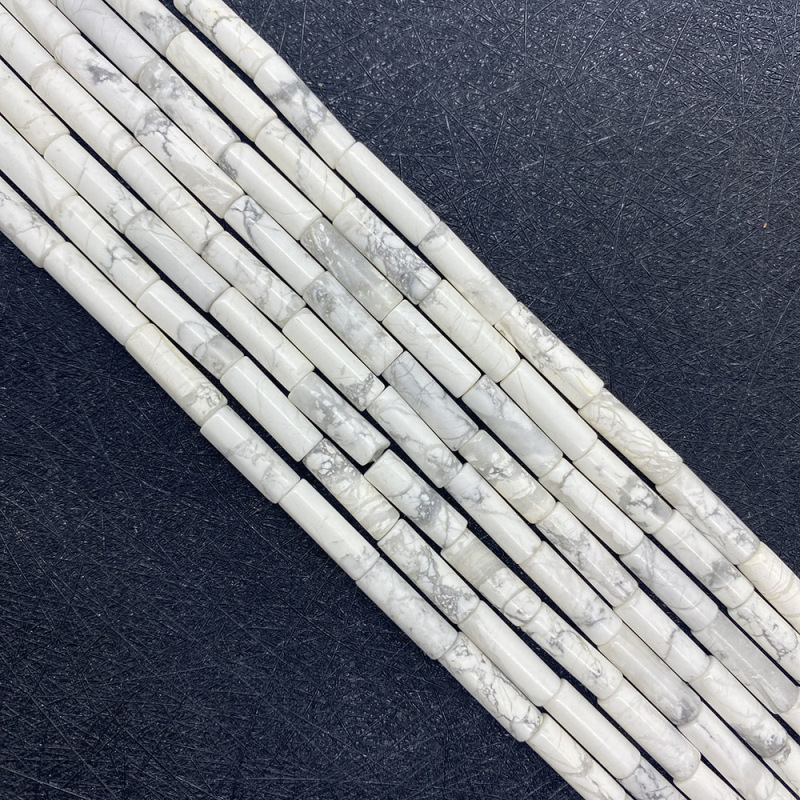 4x13MM Tube Cylinder Stone Beads for Making Jewelry