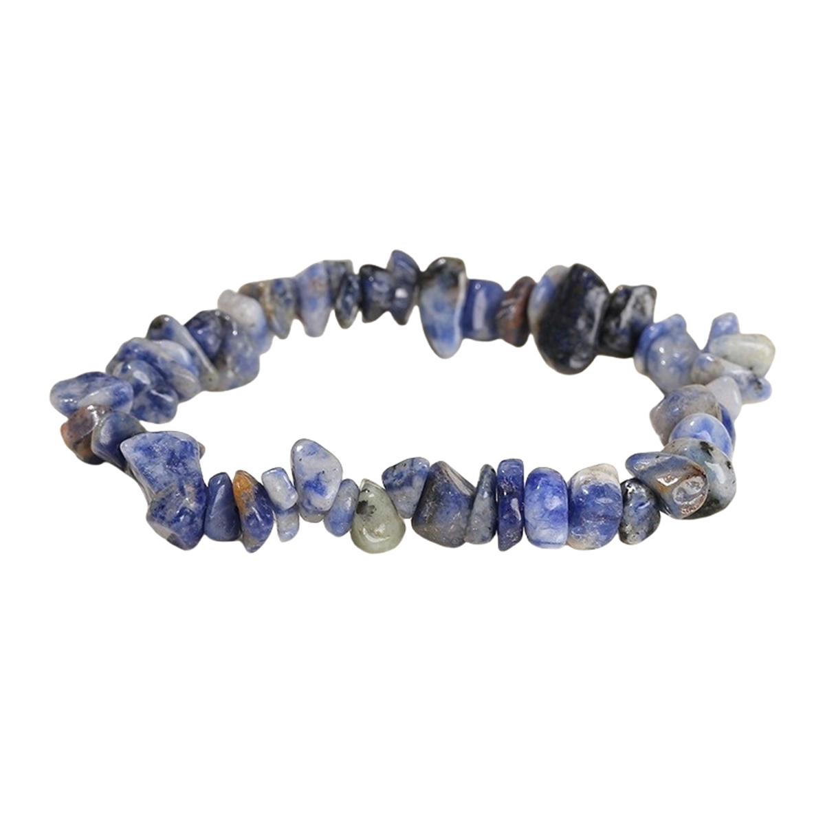 Assorted Irregular Chips Gemstone Beads Stretch Bracelets