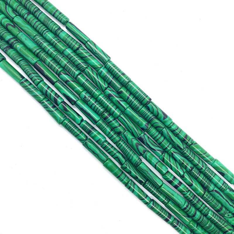 4x13MM Tube Cylinder Stone Beads for Making Jewelry