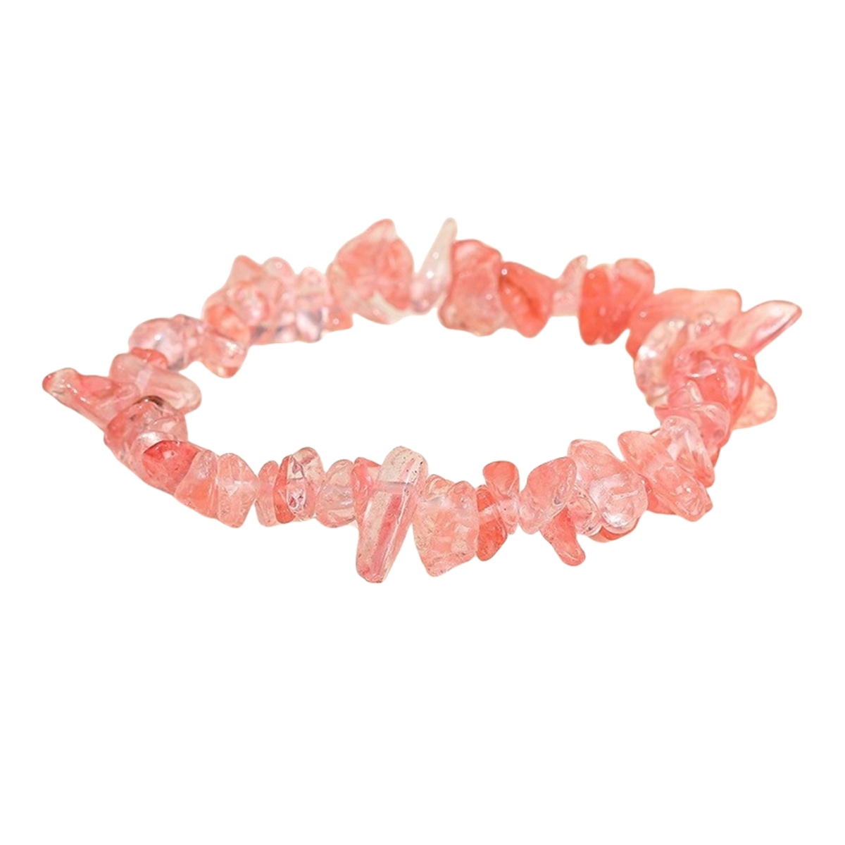 Assorted Irregular Chips Gemstone Beads Stretch Bracelets