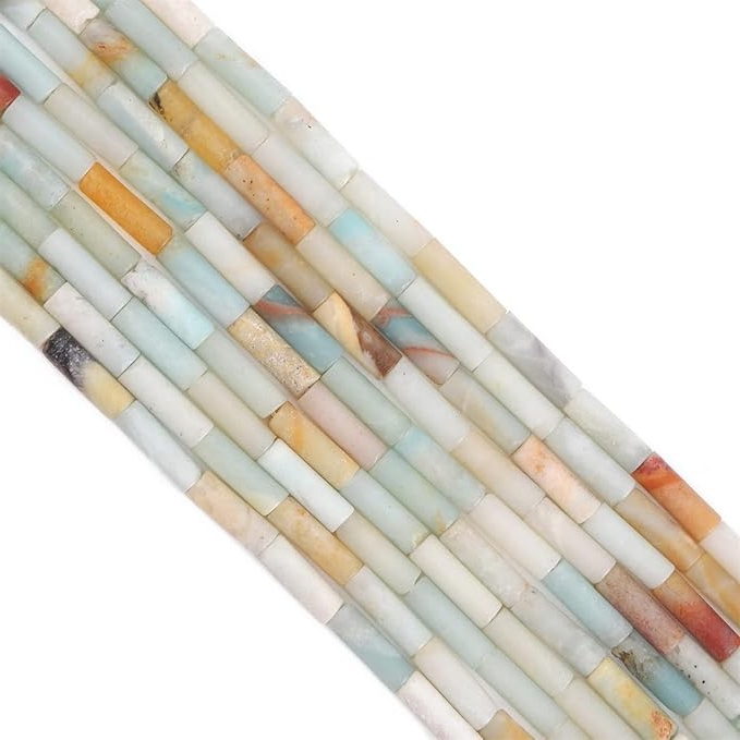 4x13MM Tube Cylinder Stone Beads for Making Jewelry