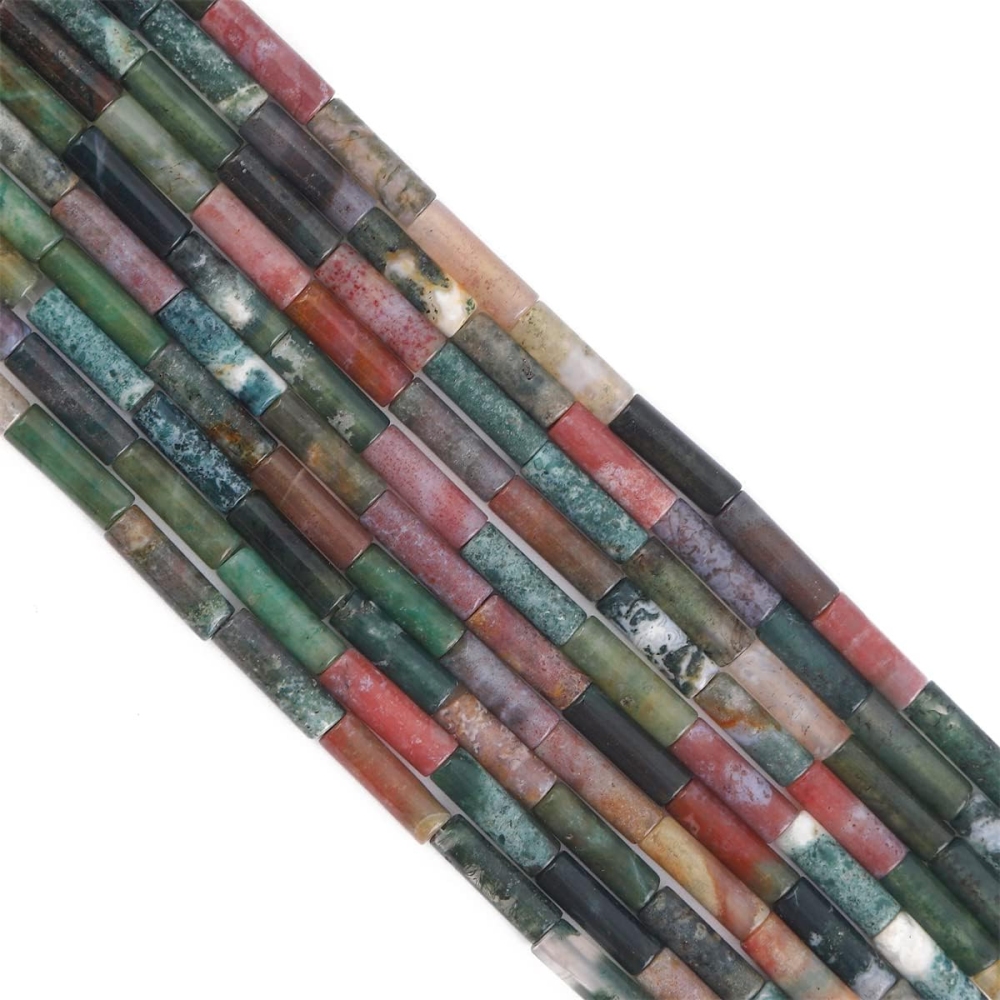 4x13MM Tube Cylinder Stone Beads for Making Jewelry