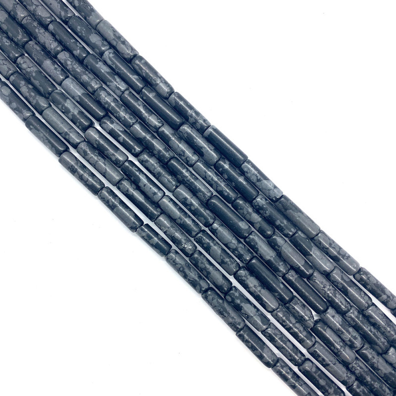 4x13MM Tube Cylinder Stone Beads for Making Jewelry