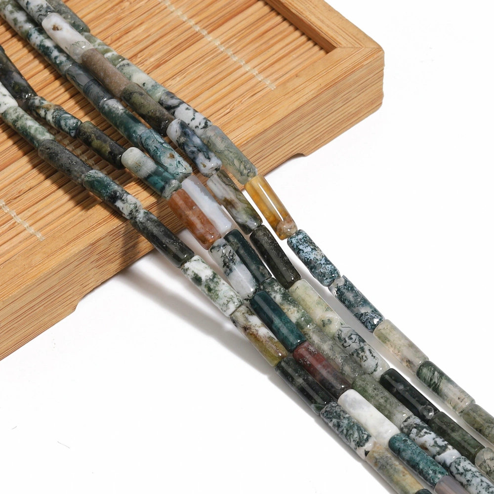 4x13MM Tube Cylinder Stone Beads for Making Jewelry