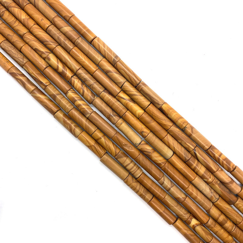 4x13MM Tube Cylinder Stone Beads for Making Jewelry