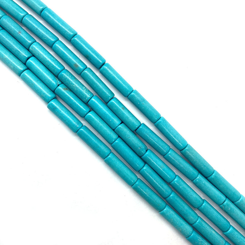 4x13MM Tube Cylinder Stone Beads for Making Jewelry
