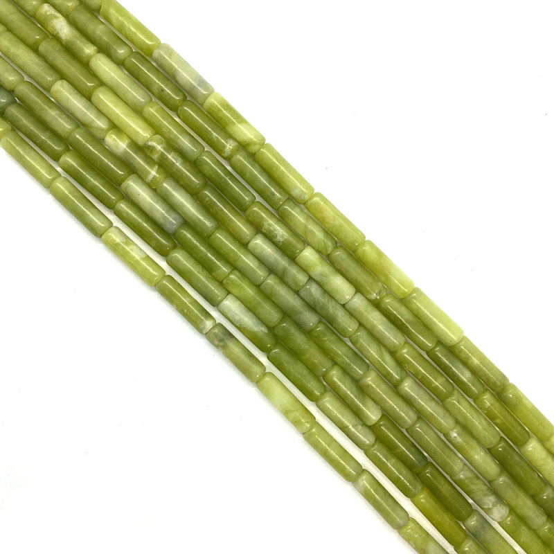 4x13MM Tube Cylinder Stone Beads for Making Jewelry