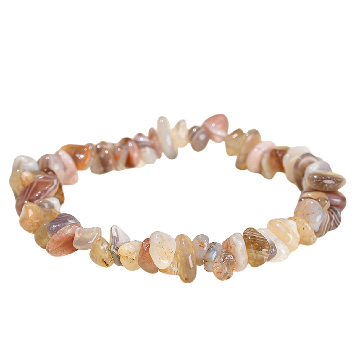Irregular Chips Gemstone Beads Stretch Bracelets